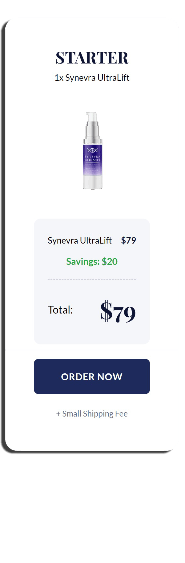 Synevra UltraLift one bottle